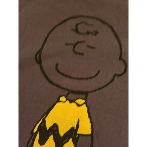 Charlie Brown Smiling Graphic Tee Youth Size Medium